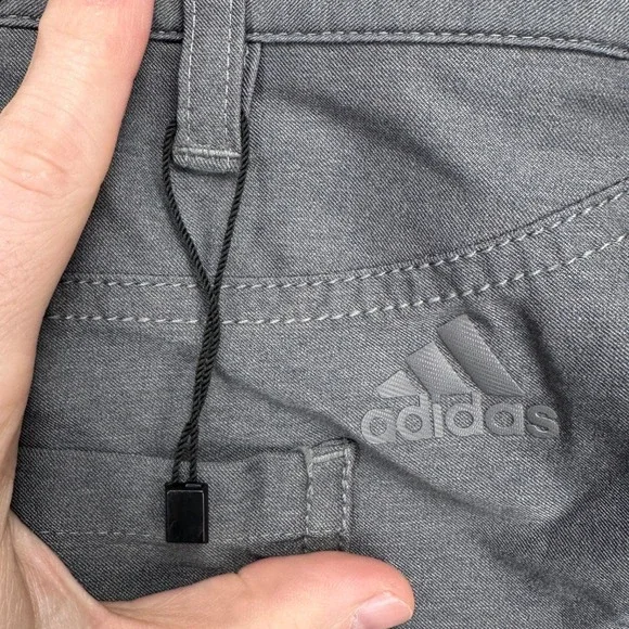 Adidas Golf Shorts Mens 40 Grey Nylon Blend Performance Stretch Flat Front NEW - Picture 5 of 8